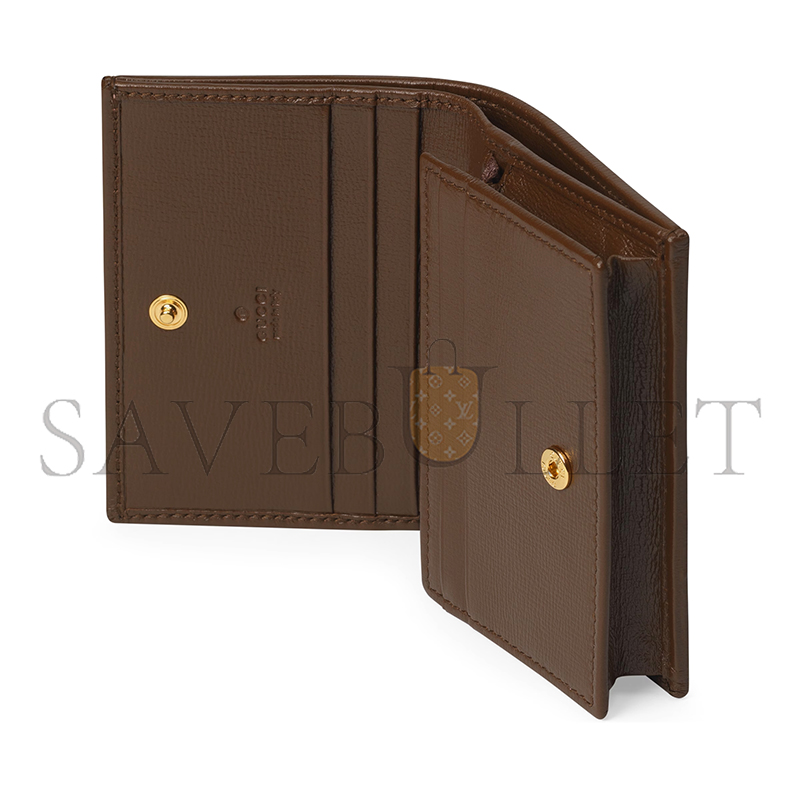 GUCCI GUCCI HORSEBIT 1955 CARD CASE WALLET 621887 (17.5*11cm)
